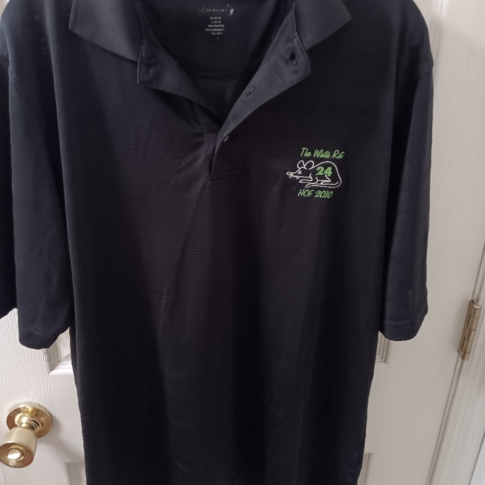 The White Rat "Whitey Herzog" 2010 Hall Of Fame Polo Shirt Preowned Men'sSZ XL